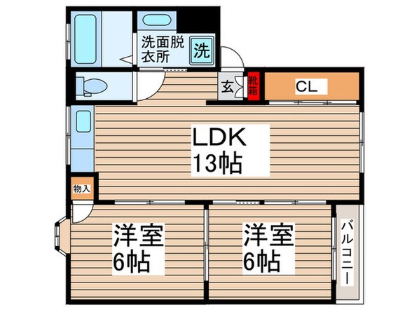 ウィンズ西葛西Aの物件間取画像